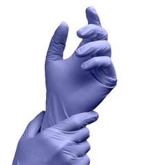 Adenna PRECISION Violet Nitrile Disposable Exam/Medical Gloves 4 Mil Powder Free