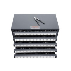 VEVOR Drill Bit Dispenser Organizer Cabinet Five-Drawer for 33/64″ to 63/64″