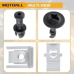 26 Pcs Engine Under Cover Splash Guard Clips Screw Set Fit for A5 Q5 A4 2008-201