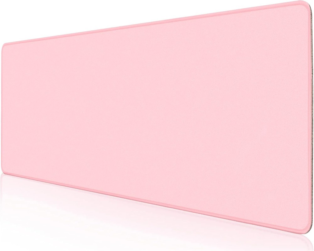 GIRPKPAD Pink Large Mouse Pad with Superior 31.5 x 11.8 x 0.3 inches,