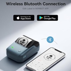 NIIMBOT B1 Label Maker Machine with Tape Portable Bluetooth Thermal Printer