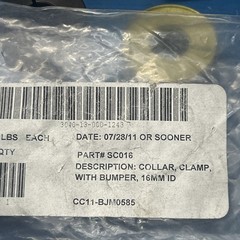 (4) NEW CLAMPING SHAFT COLLAR BLACK OXIDE SC016 16mm ID NNB