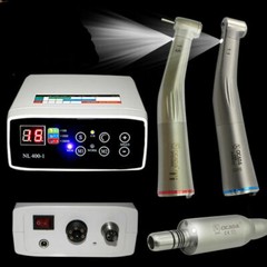 E-TYPE Dental Electric Motor + 1:1 + 1:5 Handpiece Contra Angle High & Low speed