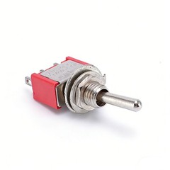 5pcs Maintained Mini Miniature Toggle Switch 3 Terminal 3 Position SPDT ON/Off..