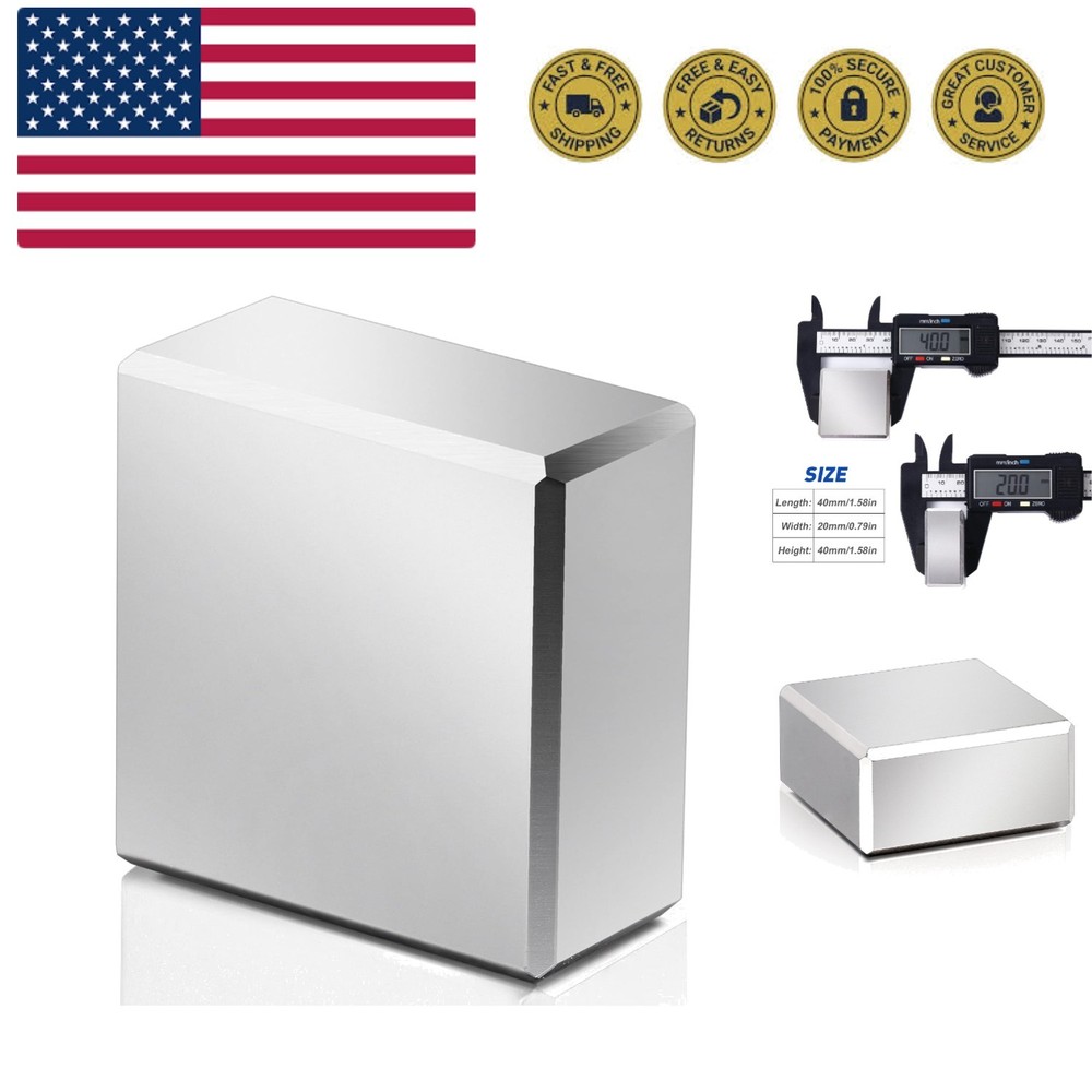 High-Quality Neodymium Magnet, 40x40x20mm, Perfect for DIY and Professional Use