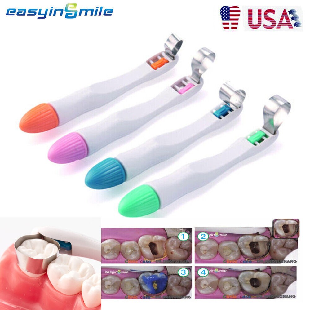 50pcs Dental Pro Matrix Bands Molar Premolar Band Stainless Steel Adjust 4.5/6MM