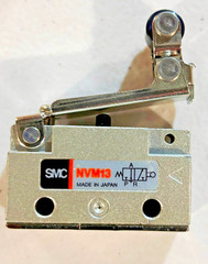 SMC PNEUMATIC LIMIT SWITCH NVM13, MECHANICAL VALVE, 1/8″ NPT, 2 PORTS.