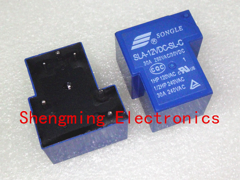 10Pcs SLA-12VDC-SL-C T90 12VDC 30A 250VAC 30VDC PCB Power Relay