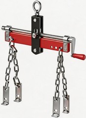 4400 LBS Heavy Duty Engine Lifting Tool, 0.5M Steel Load Leveler, 6 Holes