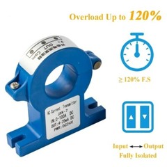 Current Transmitter Open Loop Split Core DC50A 100A 500A 1000A Hall Transducer
