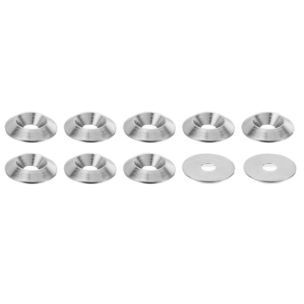 PATIKIL M5 Finish Countersunk Washer, 10pcs 18mm Dia. 3.5mm Tall Solid 304 St…