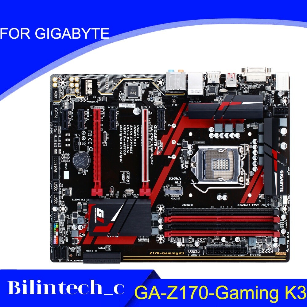 FOR GIGABYTE GA-Z170 Gaming K3 Supports 7/6th Generation Motherbroad Test OK *HH