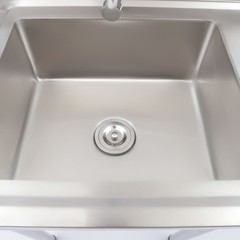 Stainless Steel Utility Sink Commercial Restaurant Kitchen with Faucet & Workben