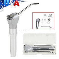 Dental Air Water Syringe Triple 3-Way Spray 2 Nozzle Tips Handpiece Autoclavable