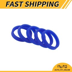 Oil Seal Seal Ring Rotary Shaft Seal TPU 40x48x8mm High Pressure Blue 5Pcs