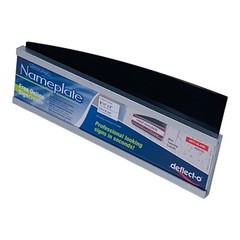 Nameplate Sign Deflect-O Interior Image Nameplate Holder 8.5″ x 2″ Insert *READ*