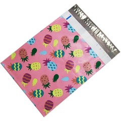 100 10×13 Pink Pineapple Designer Poly Mailers Envelopes Boutique Custom Bags