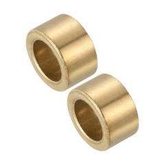 8mm Bore x 14mm OD x 10mm Length Sleeve Bearings (Gold Tone Pack of 2),