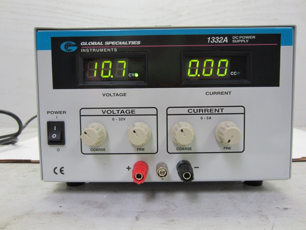 Global Specialties Instruments 1332A DC Power Supply 0-32V, 5A(3 In-Stock)