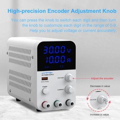 Adjustable DC 0-30V/60/120V 0-3/5/10A Lab Power Supply Variable Bench Switching