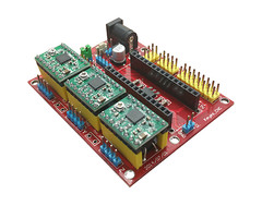 Arduino Nano CNC Shield 3-Axis A4988 Stepper Driver Board Package Kit FREE SHIP