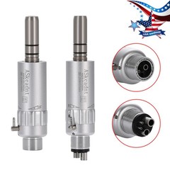 Dental Low Speed Handpiece Contra Angle Straight Air Motor Micromotor 4/2H AS
