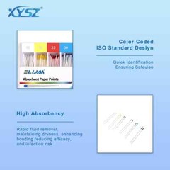 Dental Endodontic Absorbent Paper Points Taper 0.02/ 0.04 /0.06 15#-40# 45#-80#