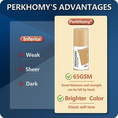 17.5″ x 1200” Brown Kraft Paper 70gsm Basis Thick Roll Packaging Shipping NEW**