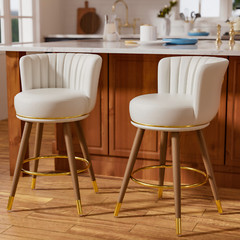 24” Counter Height Bar Stools Set of 2/4/6 Swivel Barstool Chair for Kitchen