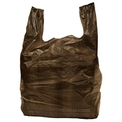 1000 Bags 1/6 Black (21 x 6.5 x 11.5) T-Shirt Plastic Grocery Shopping Bag NEW