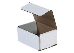 50 Pack of 4x3x2 White Corrugated Shipping Mailer Packing Box Boxes 4″ x 3″ x 2″