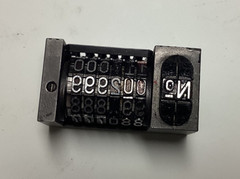Letterpress numbering machine – Atlantic – made in Germany – lot A