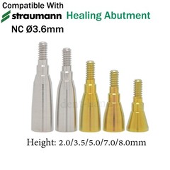 Fits ITI Straumann BL/BLT Dental NC/RC Healing Abutment Caps Cover Screw
