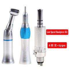 Pieza de Mano Dental Baja Velocidad Contra Angulo Recto Motor Aire NEW