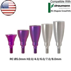 US Dental Healing Abutment NC/RC Closure Caps Compatible Straumann ITI BL/BLT
