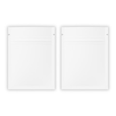 100/200/500 Matte White Mylar Foil Smell Proof Reclosable Zipper Seal Lock Bags