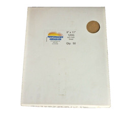 Performance Abrasives 120 Grit ALO Open Cabinet Sand Paper 9×11 Mexico 50 Sheets