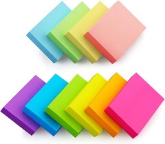 20 Pads Mini Sticky Notes 1.5×2 Inch 100 Sheets Bright Color Self Stick, New USA