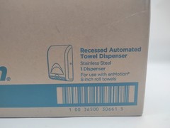 Georgia Pacific 59466A enMotion 8″ Recessed Automated Roll Towel Dispenser