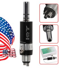 Slow/Low Speed E-type Air Motor Handpiece 4-Holes Yabang black CE Dental