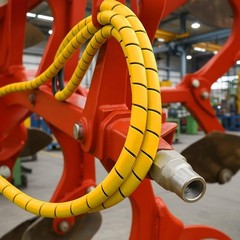 25Ft Spiral Wrap Hose Cable Protector 1/2 Inch Heavy Duty Hydraulic Hose Wrap Pr
