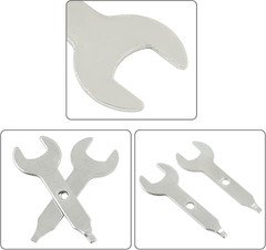 4 Pcs Collet Wrench Key, 3/8 Inch / 9.5Mm Stainless Steel Multitool Wrench, Sliv