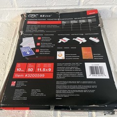 GBC 10 mil 11-1/2 in. x 9 in. Ezuse Thermal Laminating Pouches (50/Box)