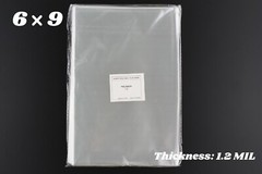 6×9 Clear Lay Flat Open TOP Plastic Poly Bags Packing Cello Cellophane