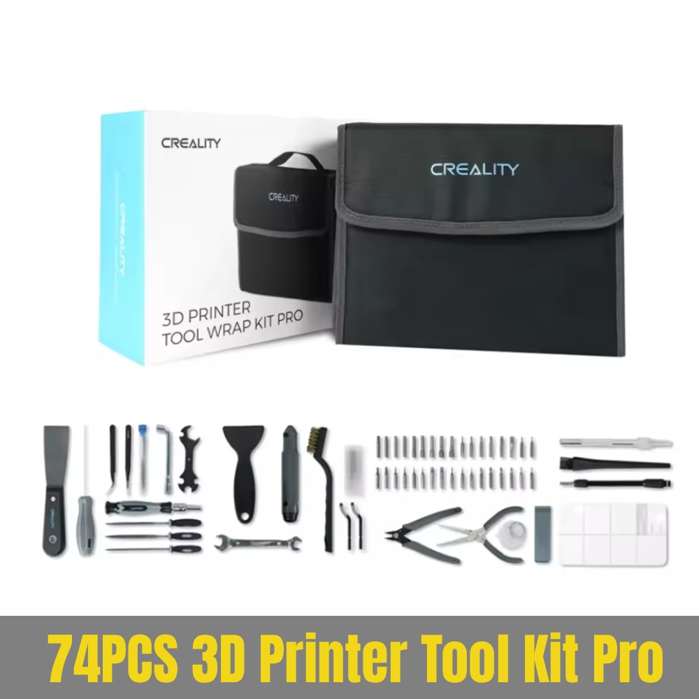 Creality 74Pcs 3D Printer Tool Kit Bag Pro for 3D Printing Remove Repair Cutting