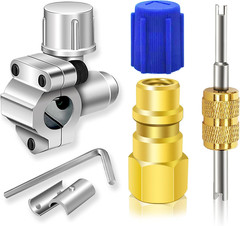 A/C Retrofit Valve Kit-Refrigerant Retrofit Valve Set With R12 To R134A Low Side