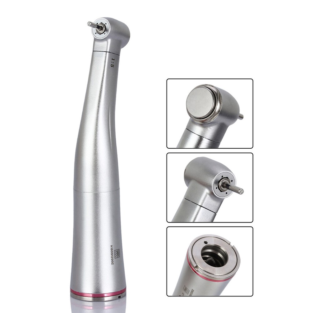 Dental 1:5 Increasing Contra Angle Handpiece Compatible Push Button E-type