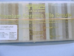 TEC GROUT AND CAULK COLOR SAMPLE KIT CASE ~ H.B. FULLER ~ #123