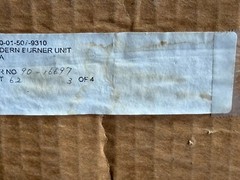 Military MBU Modern Burner Unit NIB V3 Teleflex 7310-01-507-9310