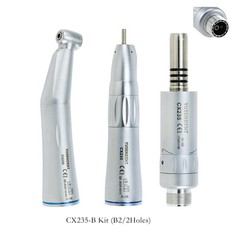 COXO Dental Low Speed Handpiece Contra Angle/Straight Inner Water Air Motor 2/4H